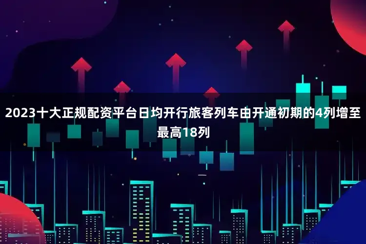 2023十大正规配资平台日均开行旅客列车由开通初期的4列增至最高18列